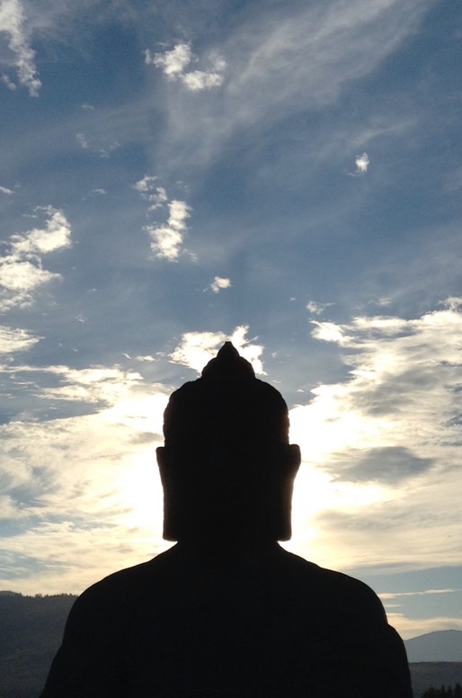 Buddha silhouette